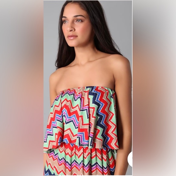 MISA Lucia Strapless Mini Dress - Picture 4 of 9